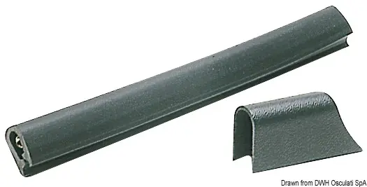 4.0.2 Profilo parabordo bianco 30 x 38mm - immagine 1
