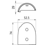 Terminale per profilo 38 - immagine 3