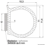Profilo autoadesivo 11,4 x 10,3 mm - immagine 2