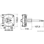 Coprimozzo cromato inclinazione a 90° - immagine 3