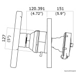 Timoneria rotativa singola T101 - immagine 2