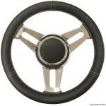 Volante in pelle nera