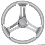 Volante B inox/grigio 350 mm