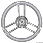Volante C inox/grigio 350 mm