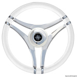 Volante IMPACT bianco Ø 350 mm con razze acciaio