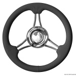 Volante razze curvo nero mm 350