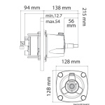 Kit timoneria idraulica Ultraflex Gotech outboard - immagine 4