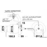 Pompa retro cruscotto UP33R