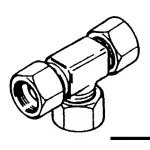 Raccordo a T 3/8" Ultraflex (TF38)
