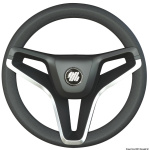 Volante Portofino nero 350mm razze profilo oro