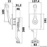 Comando monoleva B400 meccanica - immagine 2