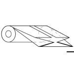 Termoretraibile PE bianco UV 0,20 x 600 L=50 m