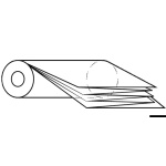 Termoretraibile PE bianco UV 0,20 x 1000 multip L=50 m