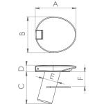 Base palo tendali flessibile con tappo stagno - immagine 2