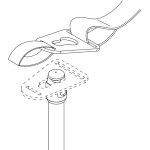 Fibbia in acciaio inox per tendalino fless - immagine 4