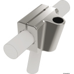 Basi DX-SX acciaio inox fissaggio su pulpito sistema Mickey - immagine 2