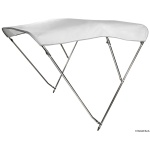 Tendalino 3 archi Inox alto cm 170/180 bianco