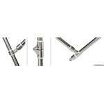 Capottina 4 archi Inox alta cm 180/190 blu - immagine 4