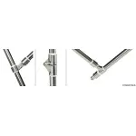 Capottina 4 archi Inox alta cm 180/190 bianca - immagine 4