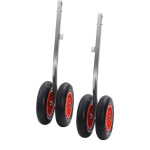 Ruote alaggio per gommoni 240kg, tipo ribaltabile