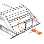 Supporto motore fissaggio su piano - immagine 2