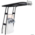 T-Top professionale 2000x1600 nero con telo nero