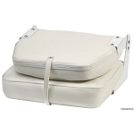 Sedile con schienale ribaltabile De Luxe bianco - immagine 3