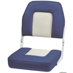 Sedile con schienale ribaltab. De Luxe bianco/blu