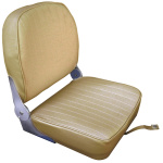 Sedile schienale ribaltabile in vinile sabbia