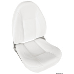 Sedile comfort CP48 con schienale alto ribaltabile RAL 9010