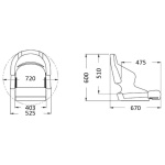 Sedile guida H52 RAL 9010 - immagine 2