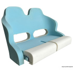 Doppio sedile anatomico flip up H99 da rivestire