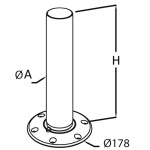 Colonna Thread Lock 685 mm - immagine 2