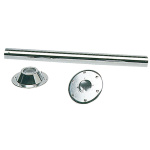 Gambo tavolo fisso 700 mm acciaio cromato