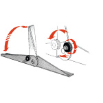 Coppia cerniereinox per sedile