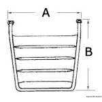 Plancetta con scaletta 45 x 45 cm - immagine 2