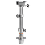 Gamba tavolo tritelescopica molla a gas removibile