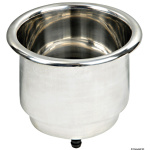 Portabicchieri inox XL con drenaggio senza logo Different drain plug