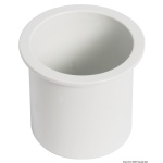 Porta bicchieri ad incasso ABS bianco
