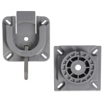 Base girevole e removibile con blocco