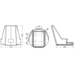 Scocca per sedile Compact - immagine 3