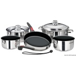 Set pentole impilabili inox - immagine 3