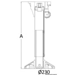 Supporto sedile Waverider con amm. 500-630 mm - immagine 3