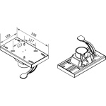 Slitta scorrevole e girevole in lega leggera - immagine 2