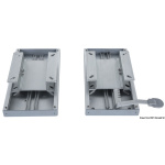 Coppia di slitte gemelle per sedile doppio