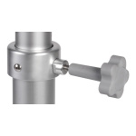 Gamba tavolo tritelescopica in alluminio - immagine 2