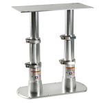 Gamba tavolo doppia base 615 x 300 mm - immagine 3