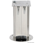 Gamba telescopica in acciaio inox per tavolo - immagine 2