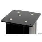 Gamba tavolo elettrica 3 stadi 12 V argento - immagine 3