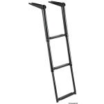 Scaletta Inox Telescopica per plancetta 3 gradini - immagine 2